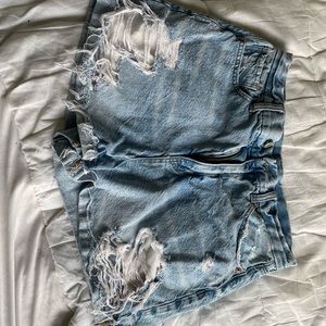 Mom jean shorts